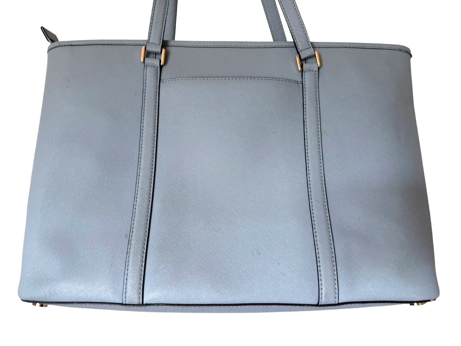 Michael Kors light blue Saffiano tote 💙