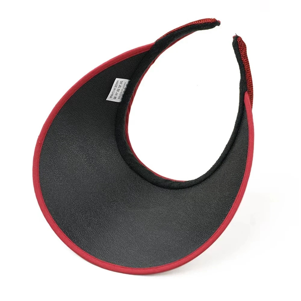 WOMENS CLIP ON SUN VISOR LADIES HAT COTTON CLIP ON SUN VISOR TENNIS GOLF BEACH