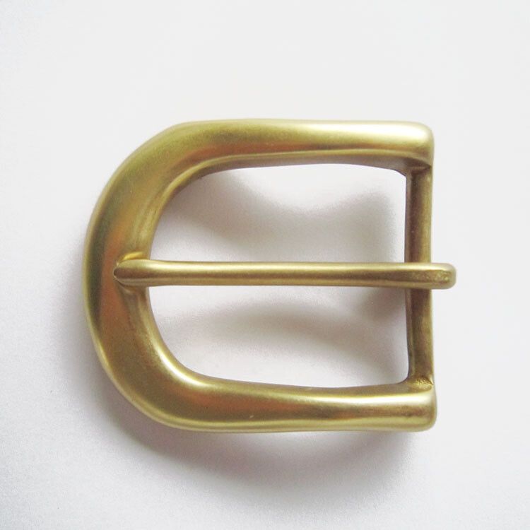 Solid Brass Pin Buckle For Snap on Belt Straps