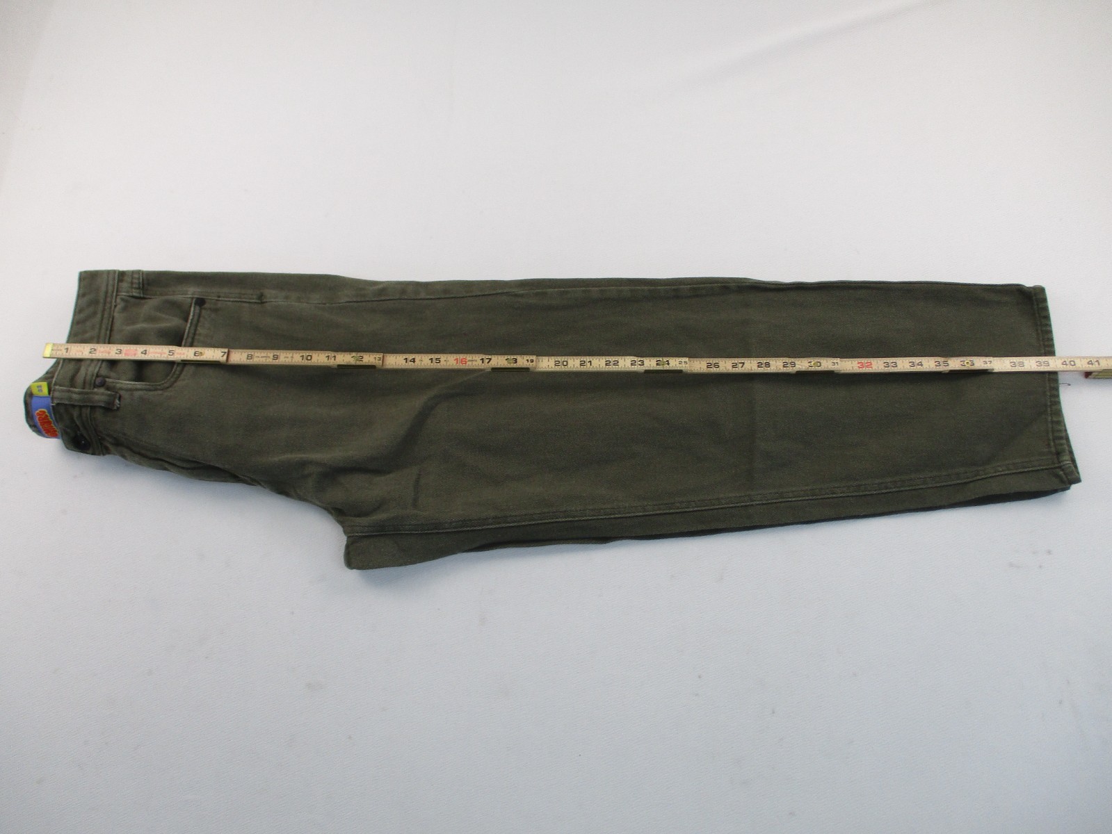 Empyre Baggy Jeans Men’s Size 32 Green Relaxed Fit Denim Y2K 32×30