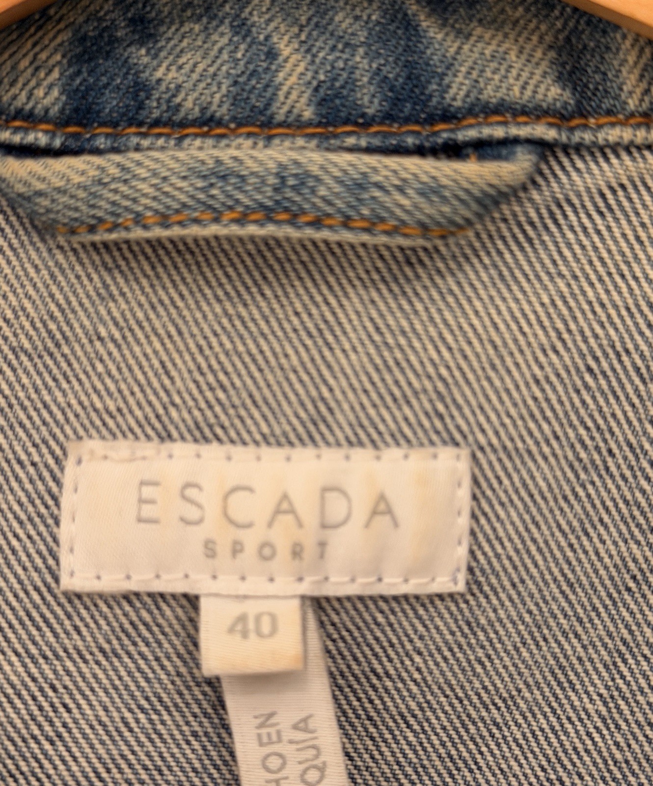 Escada Denim Jacket 40