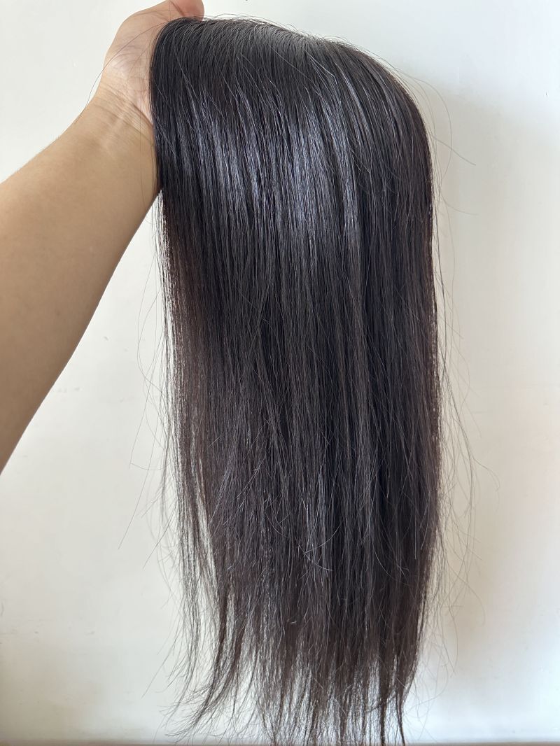 5.5″X6″ Silk Top High Density 100st Virgin Human Hair Topper for Women 8″~20″