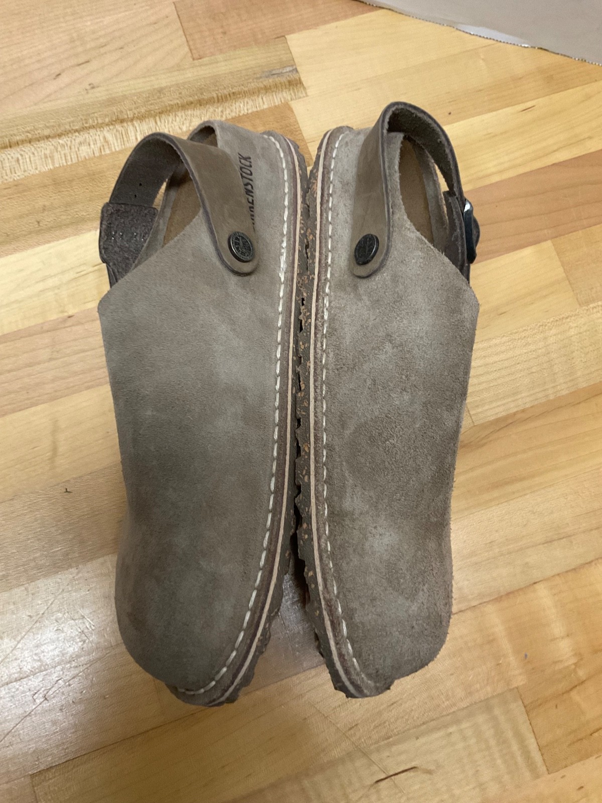 Birkenstock Lutry Premium Suede Leather Clogs Size 37 N Womens 6 NEW *read