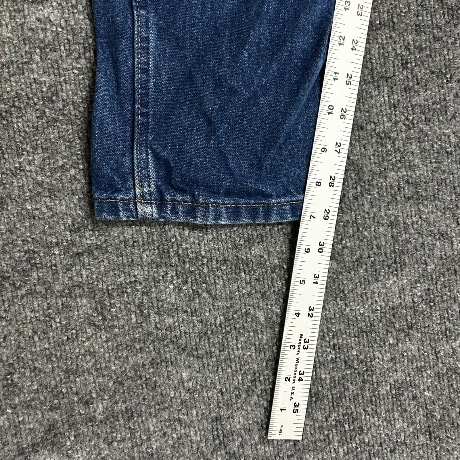 Wrangler Jeans Mens Size 30×30 Blue Straight Leg Denim Western Workwear Casual