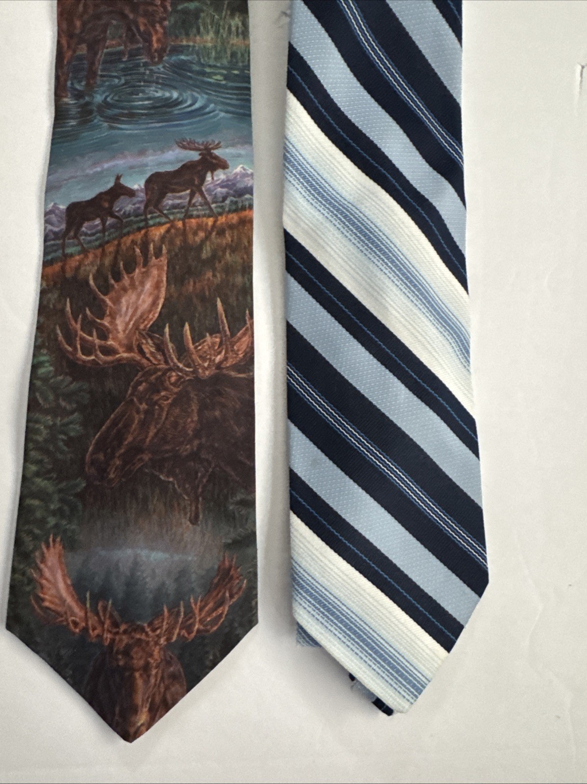 Lot 18 Modern Men’s Neckties • Stripes, Paisley, Novelty, Dress & Office Wear