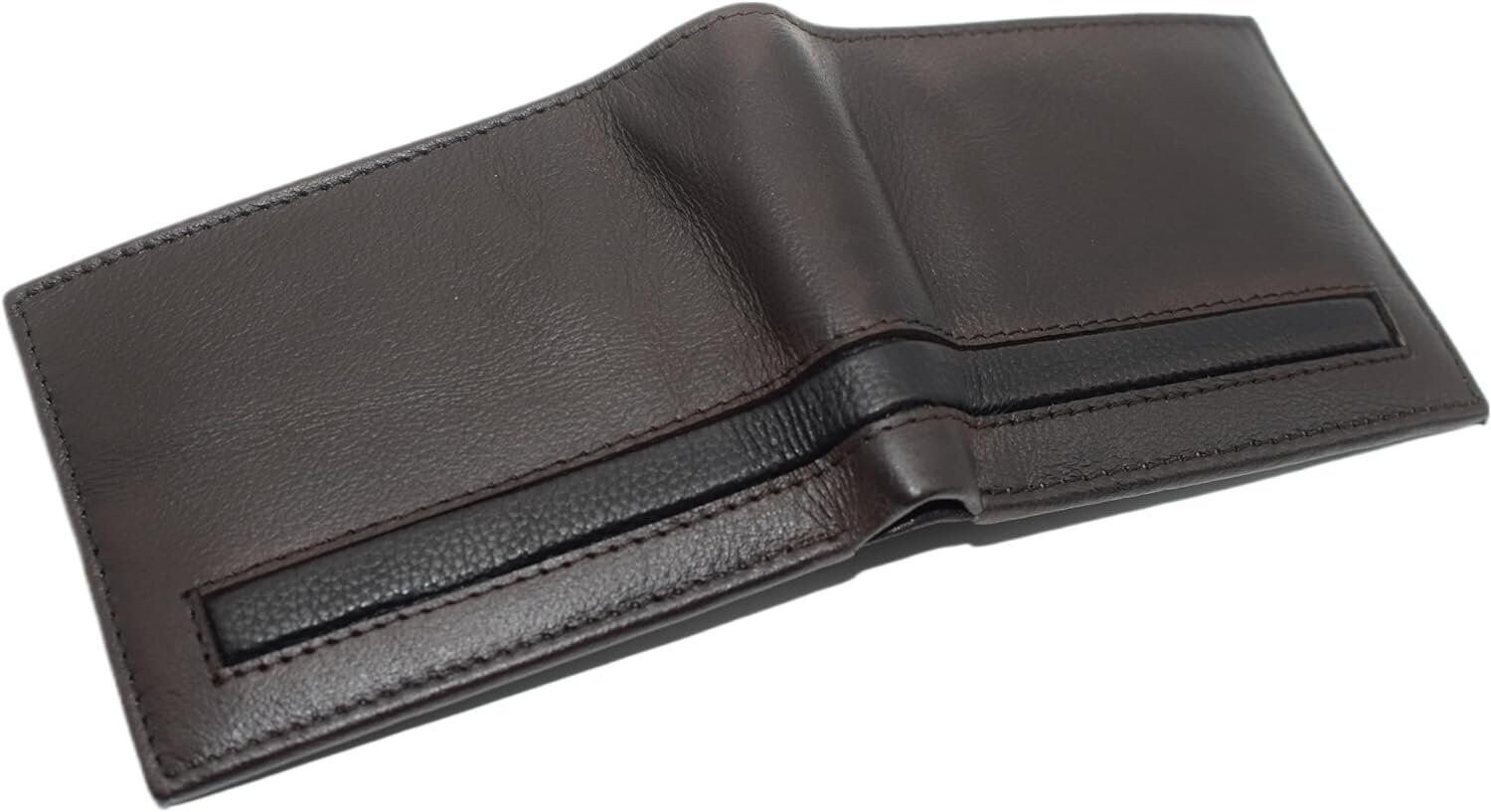 Cavelio RFID Real Leather Wallets for Men – Bifold Removable ID Holder Men’s…
