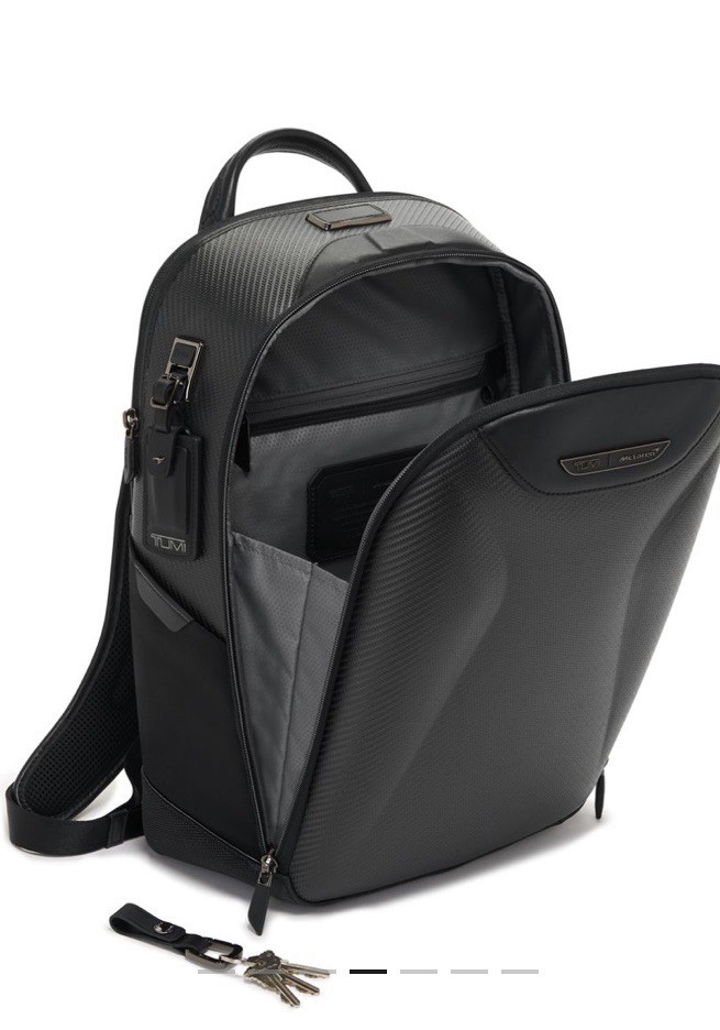 Tumi McLaren Velocity Backpack Black Carbon Fiber $1200