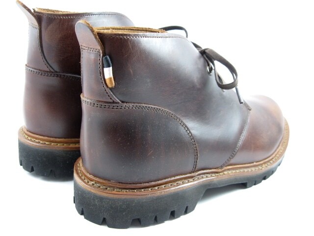NEW Allen Edmonds “CHANDLER” LUG CHUKKA Boot 9.5 E(L) & 9.5 D(R) Brown(549N)