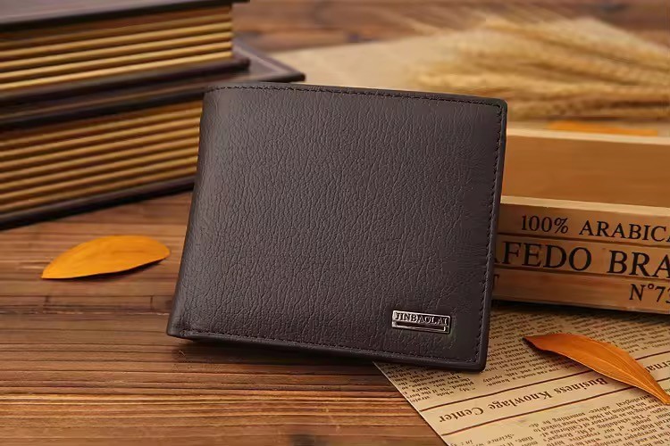 Men’s Leather Bifold Wallet RFID Blocking Slim Pocket Credit Card Holder/Cash