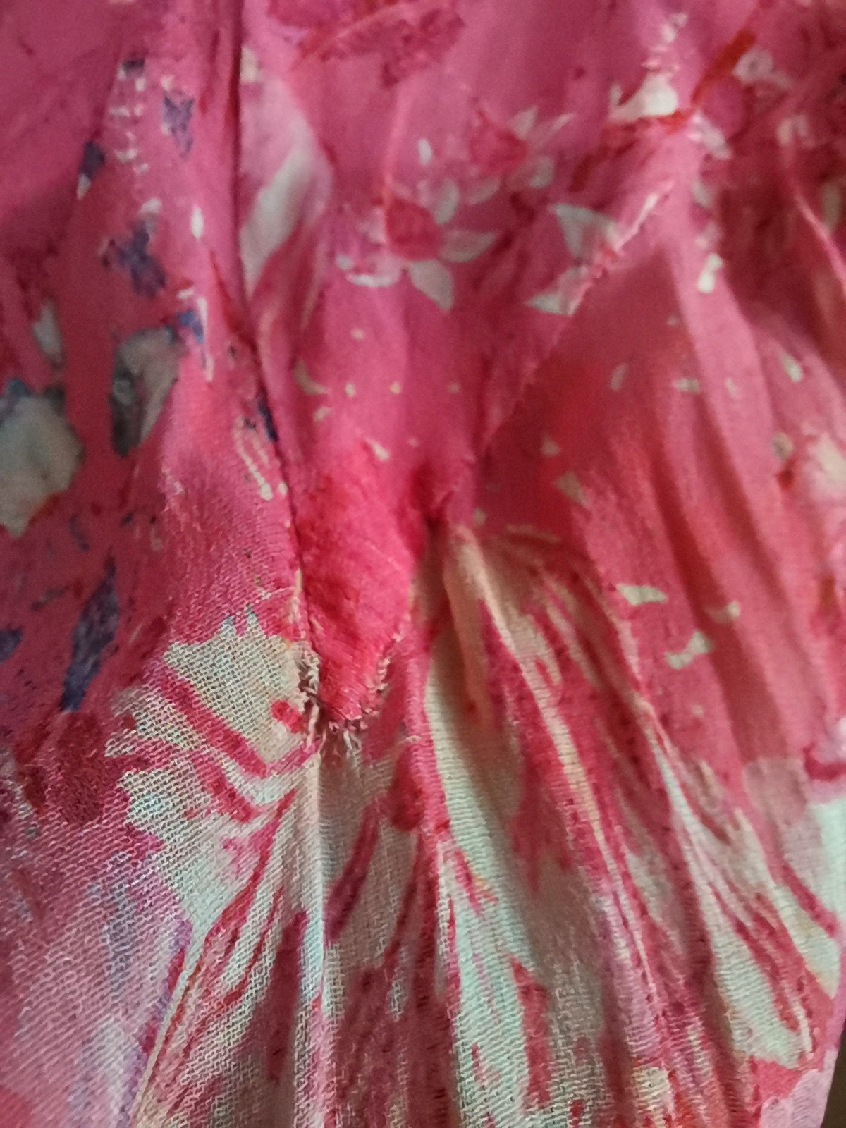 Roberto Cavalli Vintage Floral Print Silk Chiffon Sheer Ruffle Dress IT38