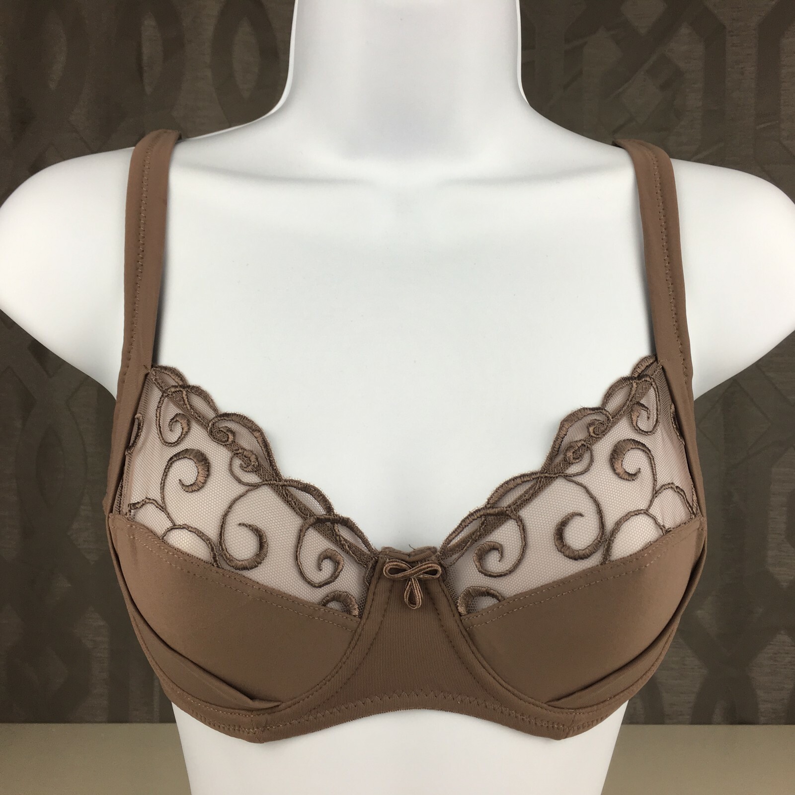 ALEGRO Sexy Lingerie Underwire Bra – Gray Taupe 9035 – Sizes 30-40