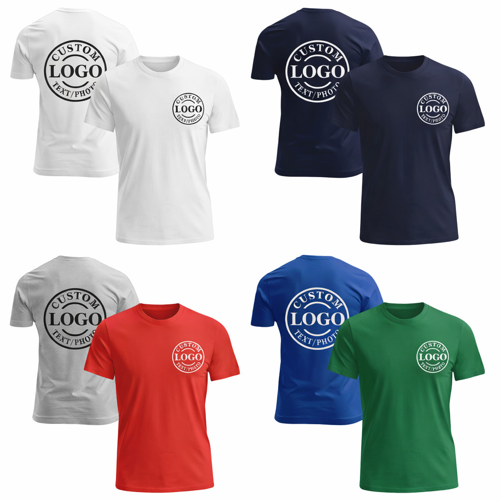 Custom T-Shirt | Personalized Shirt | Business Logo | Front & Back Available