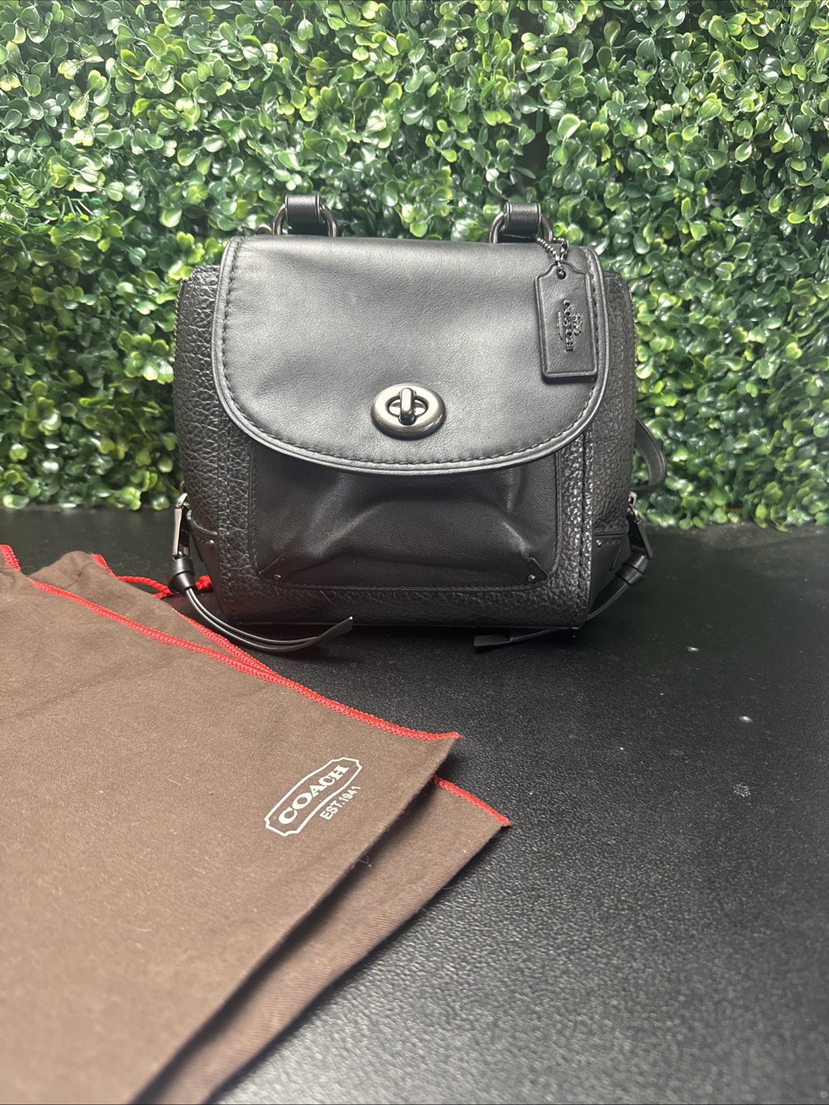 Coach Faye Convertible Backpack Leather