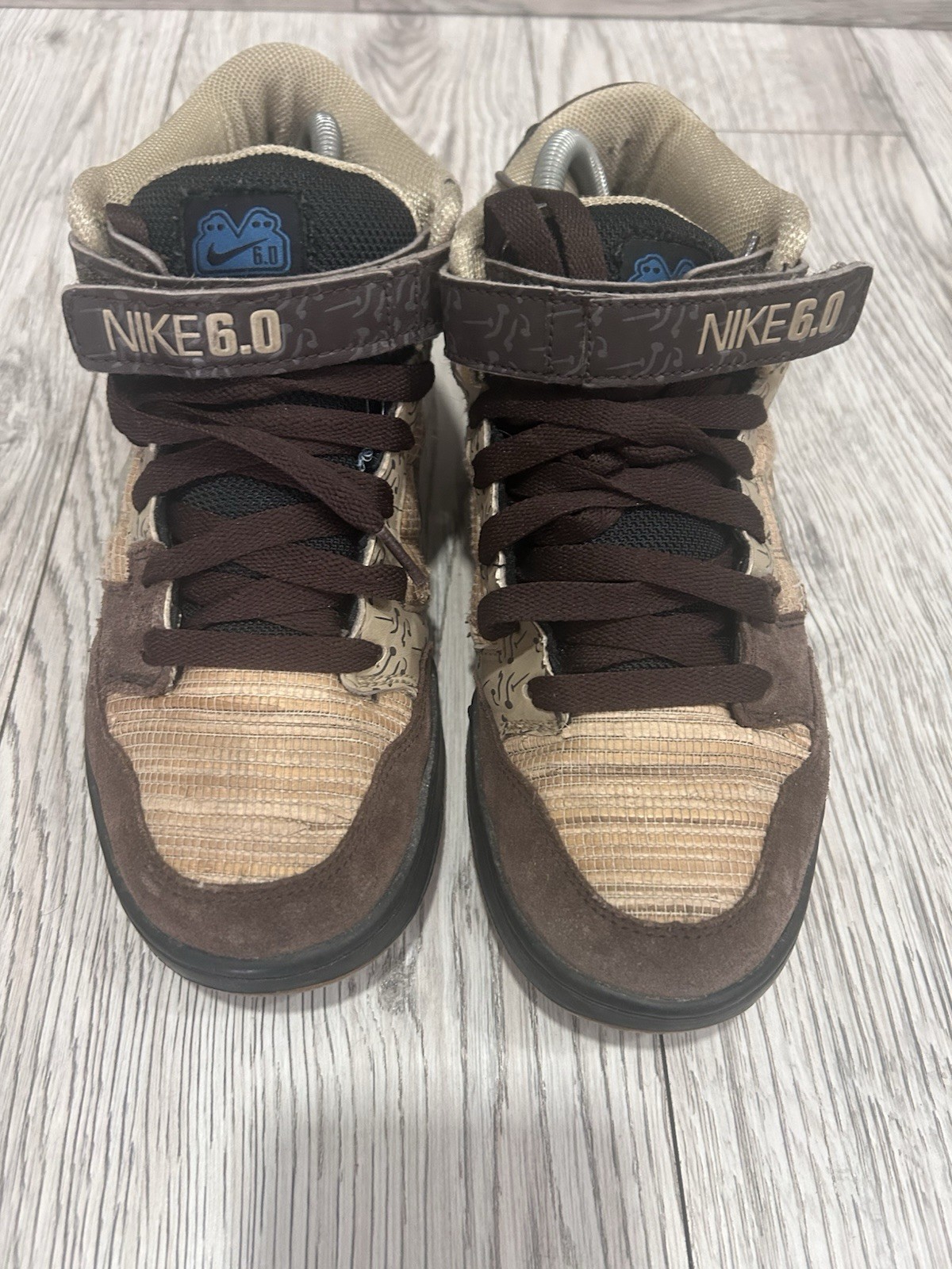Nike 6.0 Mogan Mid Premium “Woody” Shoes Men’s U.S. Size 8 Brown Sneakers