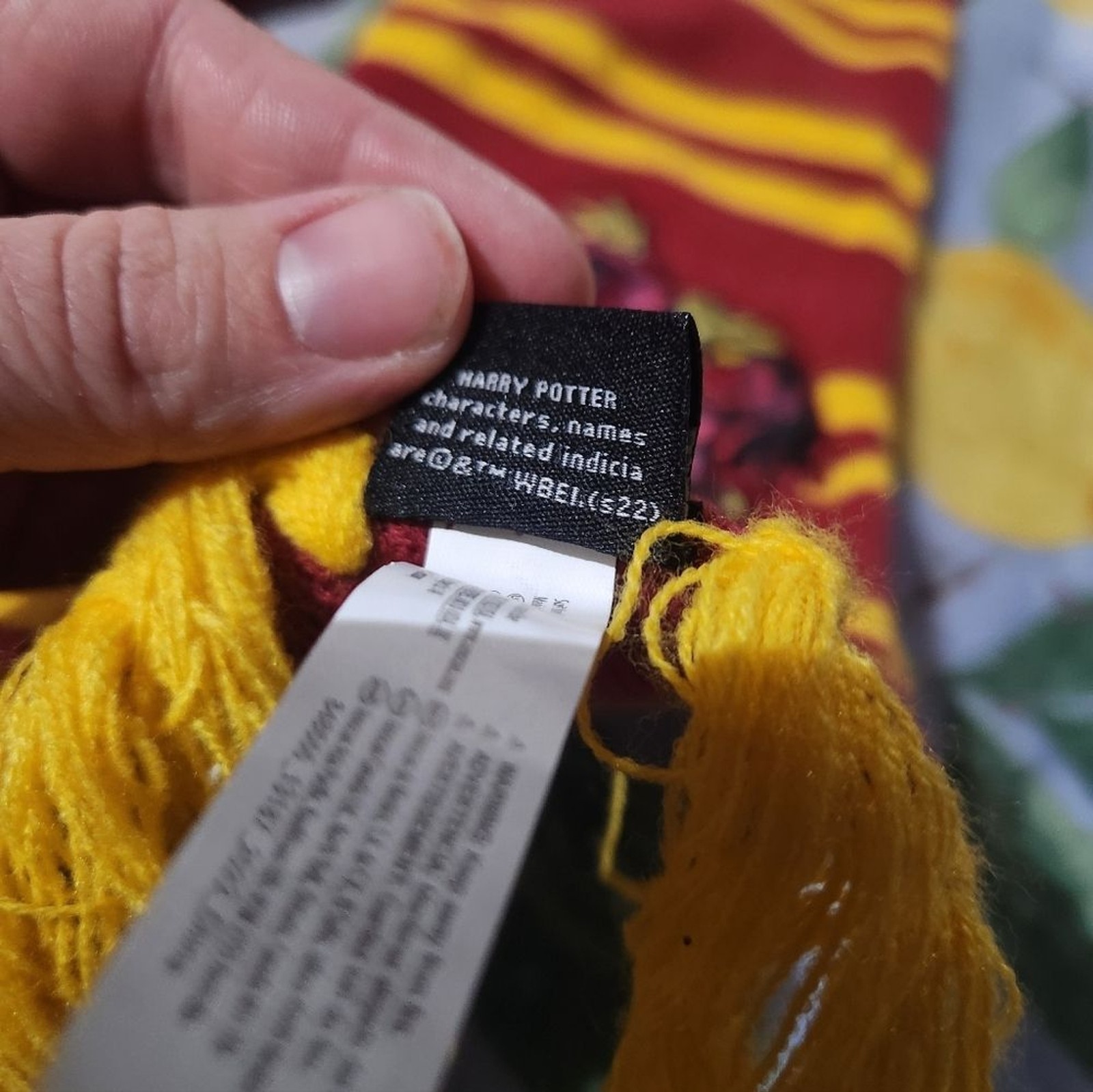 Gryffindor Striped Scarf with Crest