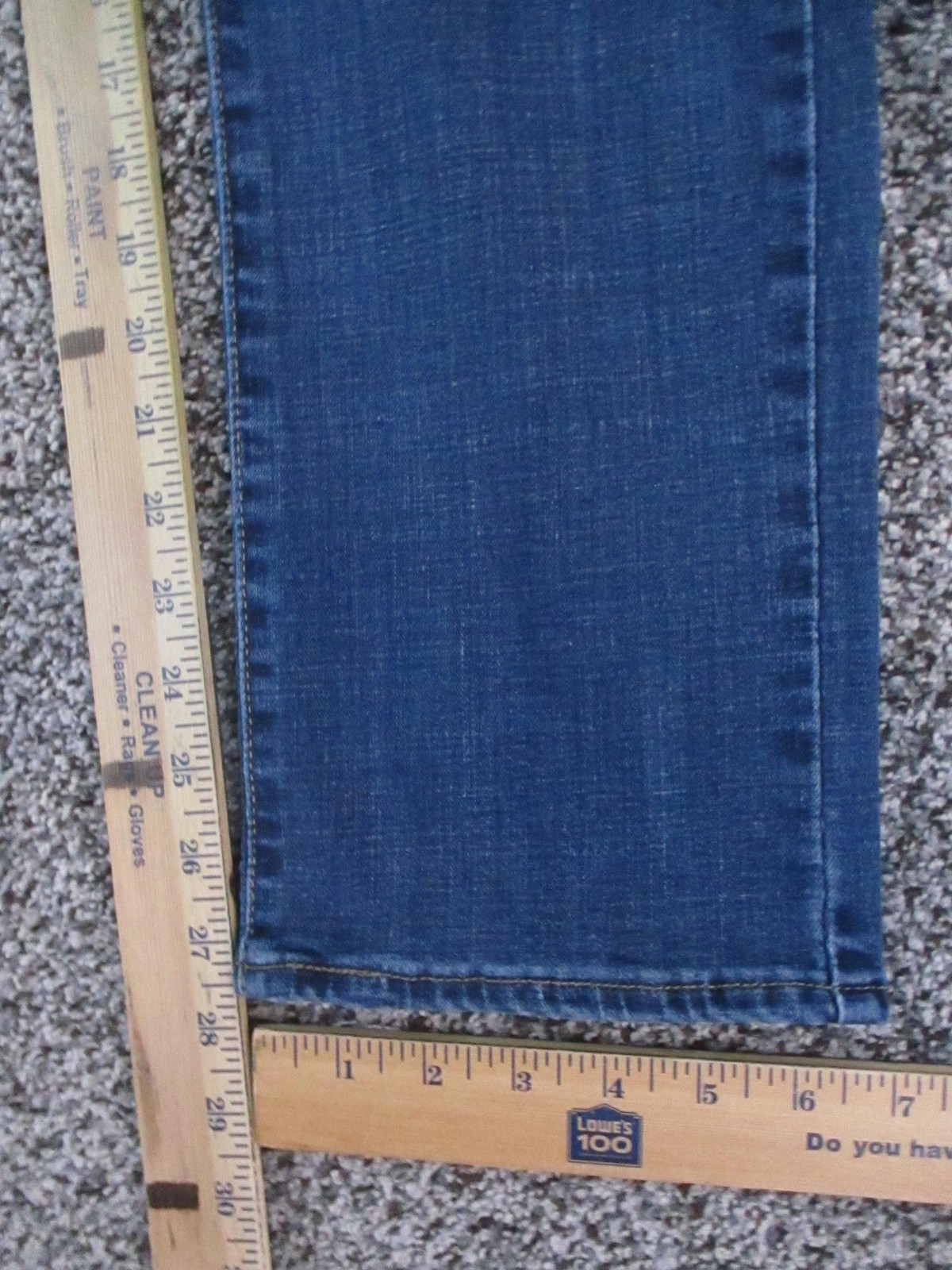 Levis Classic Straight Jeans Womens 12S Blue Med Wash Mid Rise Stretch 31×28