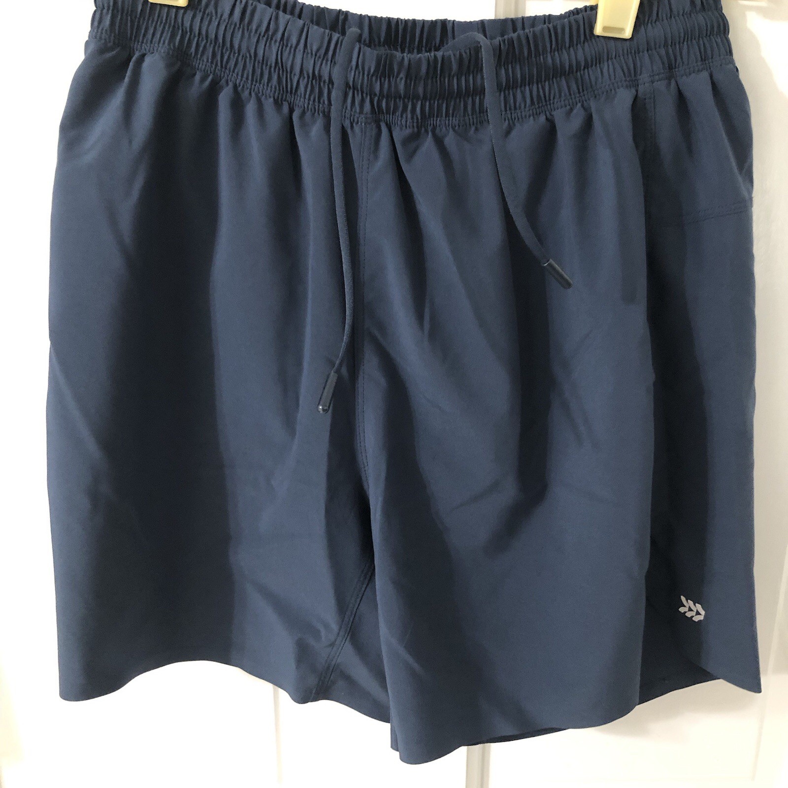 Blue Exercise Shorts S Inside Pocket Drawstring All In Motion Waist:26-30” Leg5”