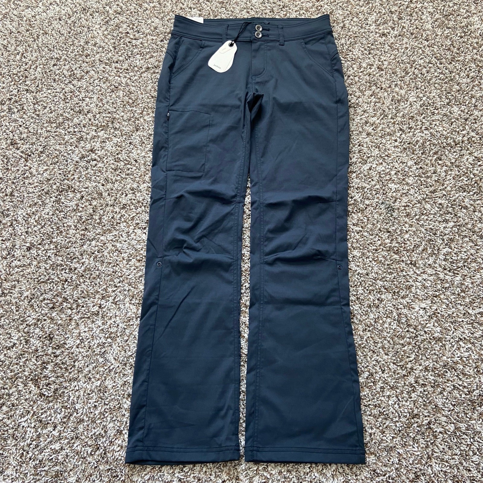 Prana Halle Pant Women’s 12 Regular Stormy Night Low Rise Standard Fit Boot Cut