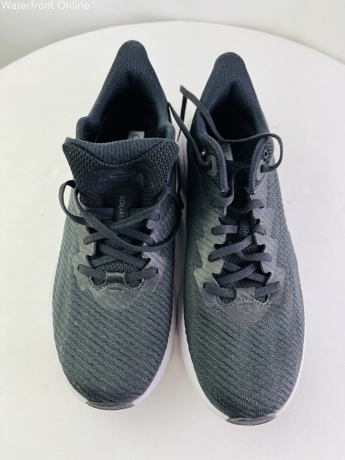 Hoka One One Solimar Black Running Sneakers Women’s 10B | 1123075 BWHT