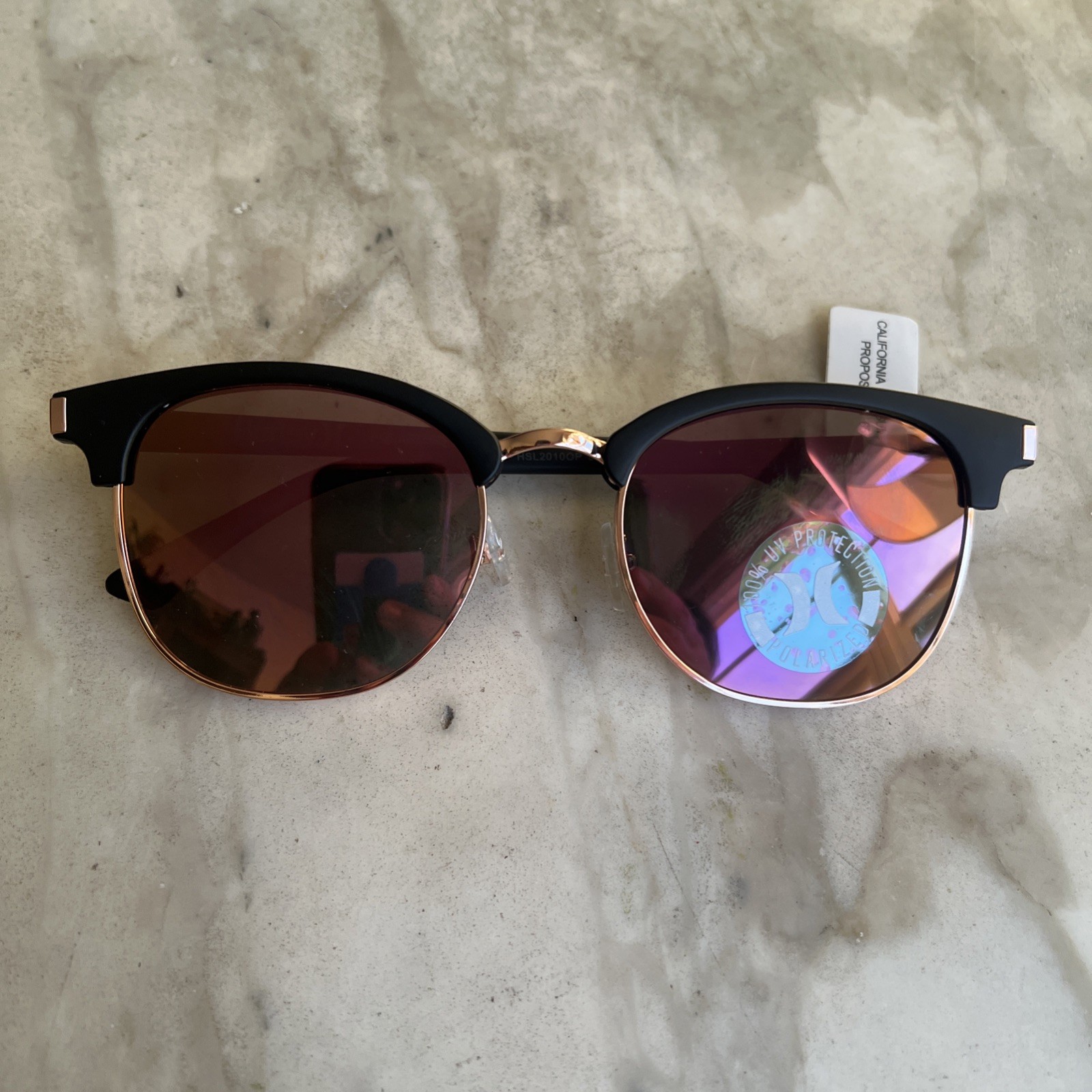 HURLEY Polarized Semi-Rim Sunglasses – HSL 2010OP