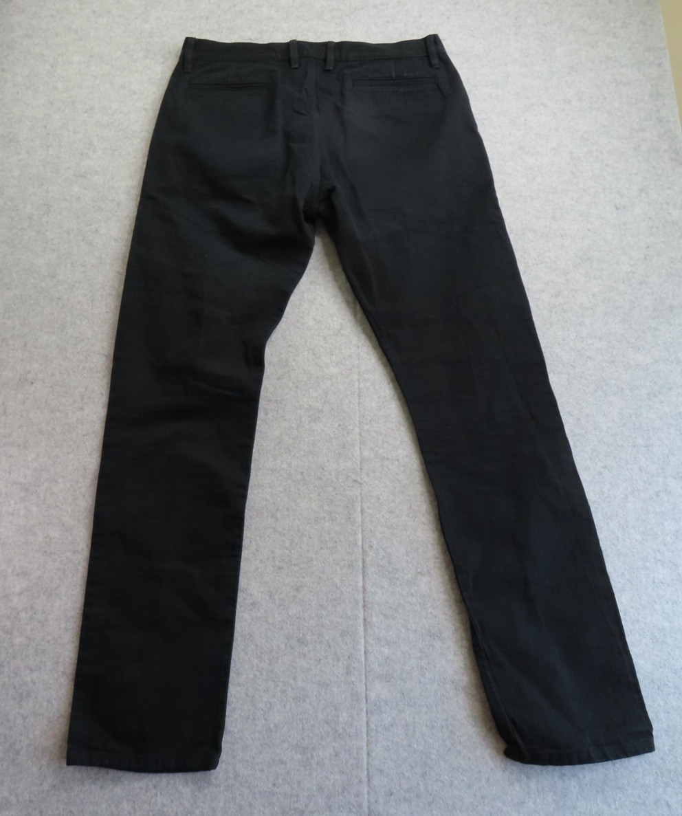 3Sixteen Jeans Mens 36×34 Black Selvege Straight Leg Regular Button Fly Denim