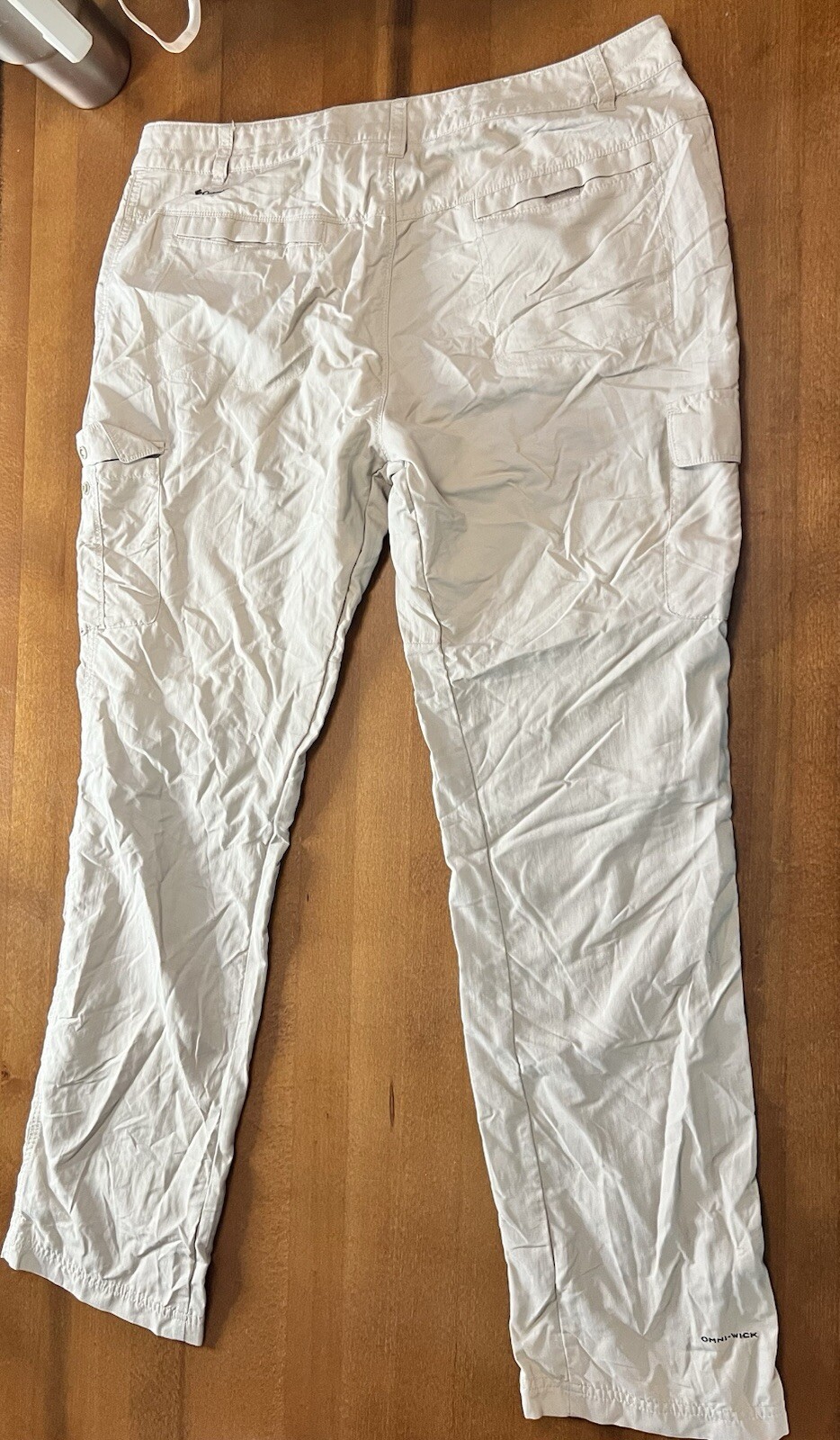 Columbia Omni-Shield Pants Advanced Repellency 16 Khaki Outdoor Hiking Fishing