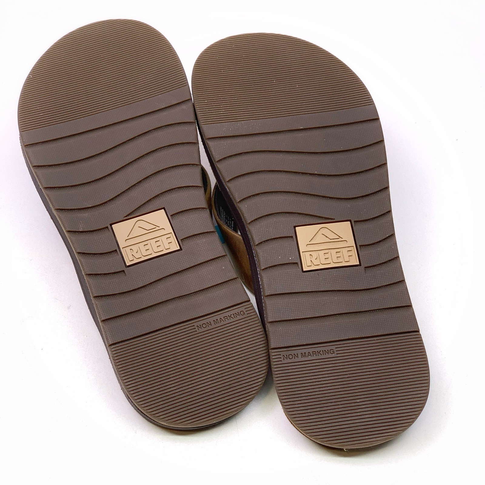 Reef Mens Ojai Classic Dark Brown Flip Flop Cushion Sandals Men’s Sizes **READ**