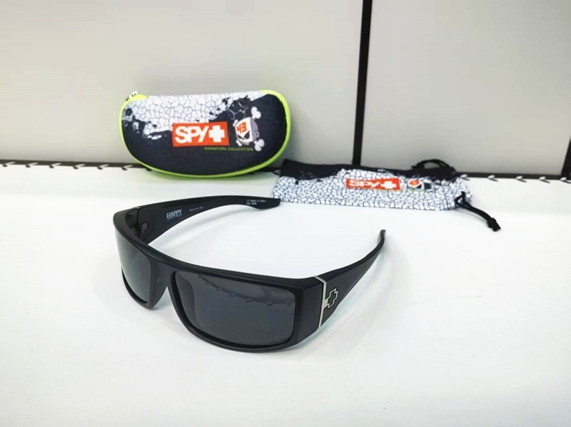 Spy Men’s Sunglasses Black Matte Frame/Black HD Polarized Lens Original Box