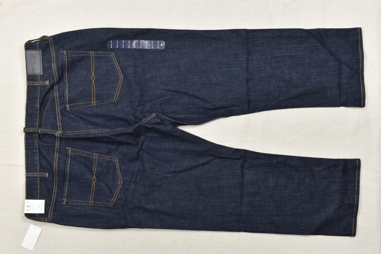 Lucky Brand Men’s 181 Relaxed Straight Denim Jeans Dark Wash Blue 44×30 Zip NEW