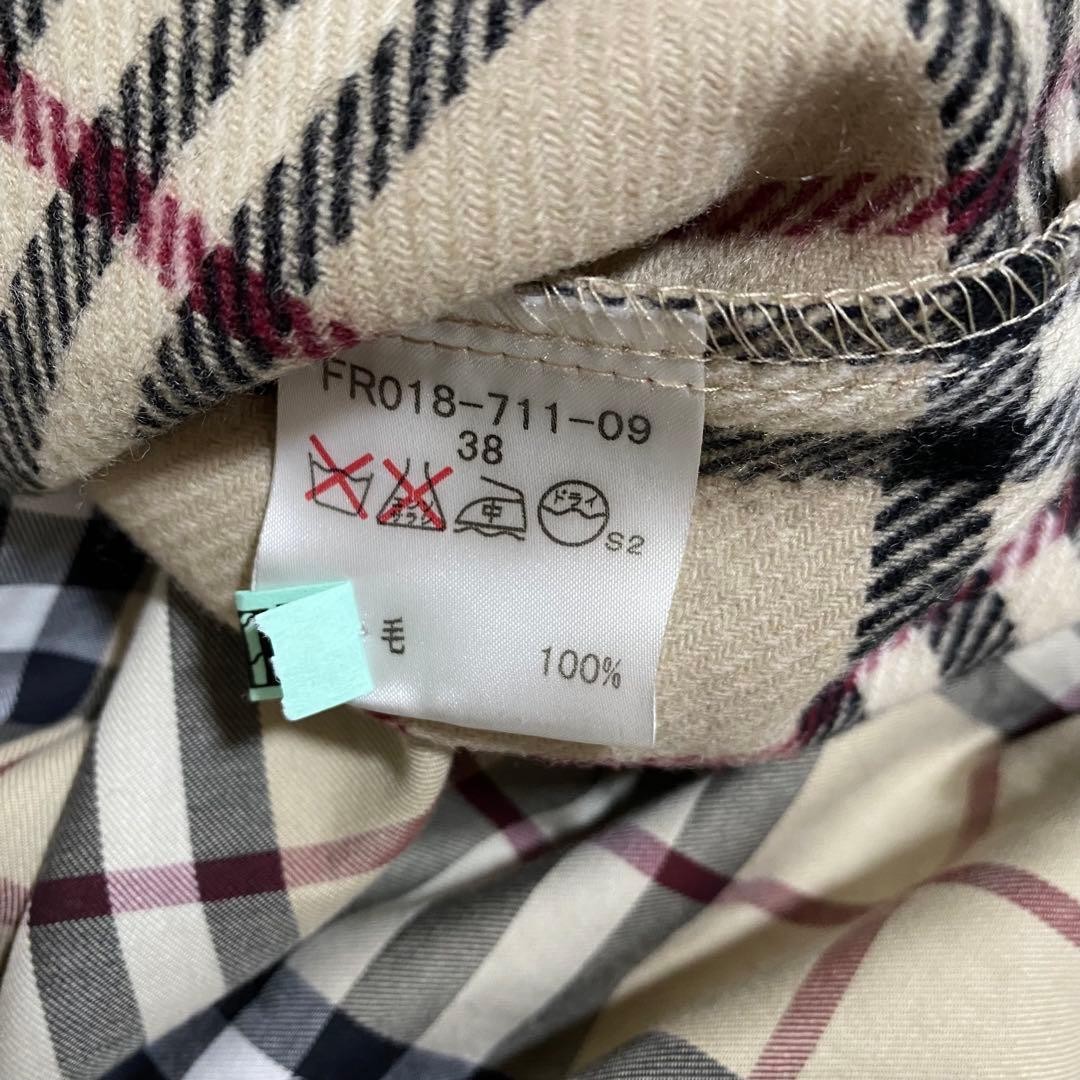 BURBERRY LONDON Nova check trench coat belt liner