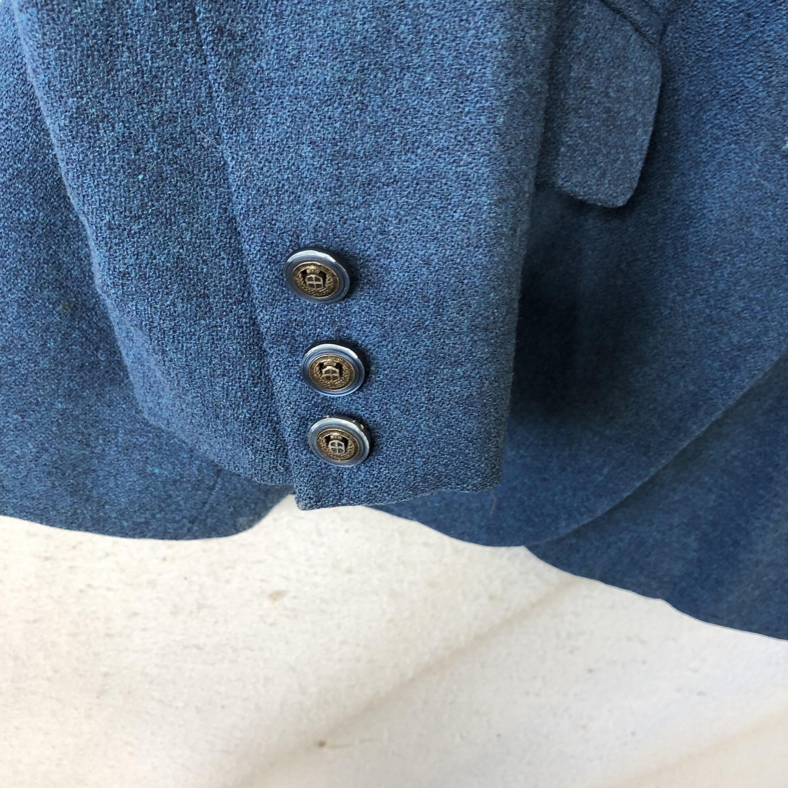 Pendleton Blazer Womens 10 Blue 100% Virgin Wool Old Money Yacht Academia