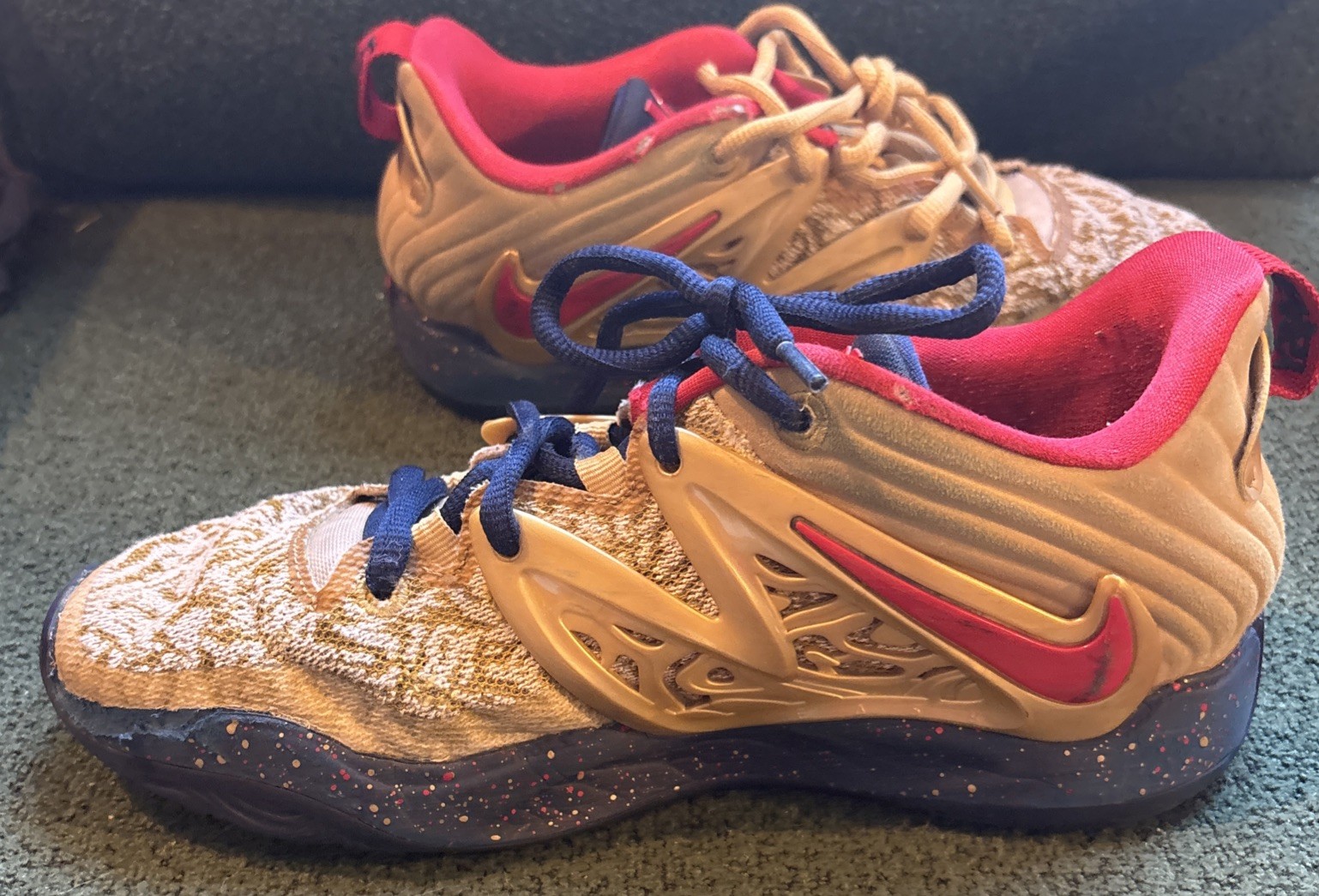 Nike KD 15 EP Olympics Shoes ‘Metallic Gold’ (DC1975-700) Size 9.5