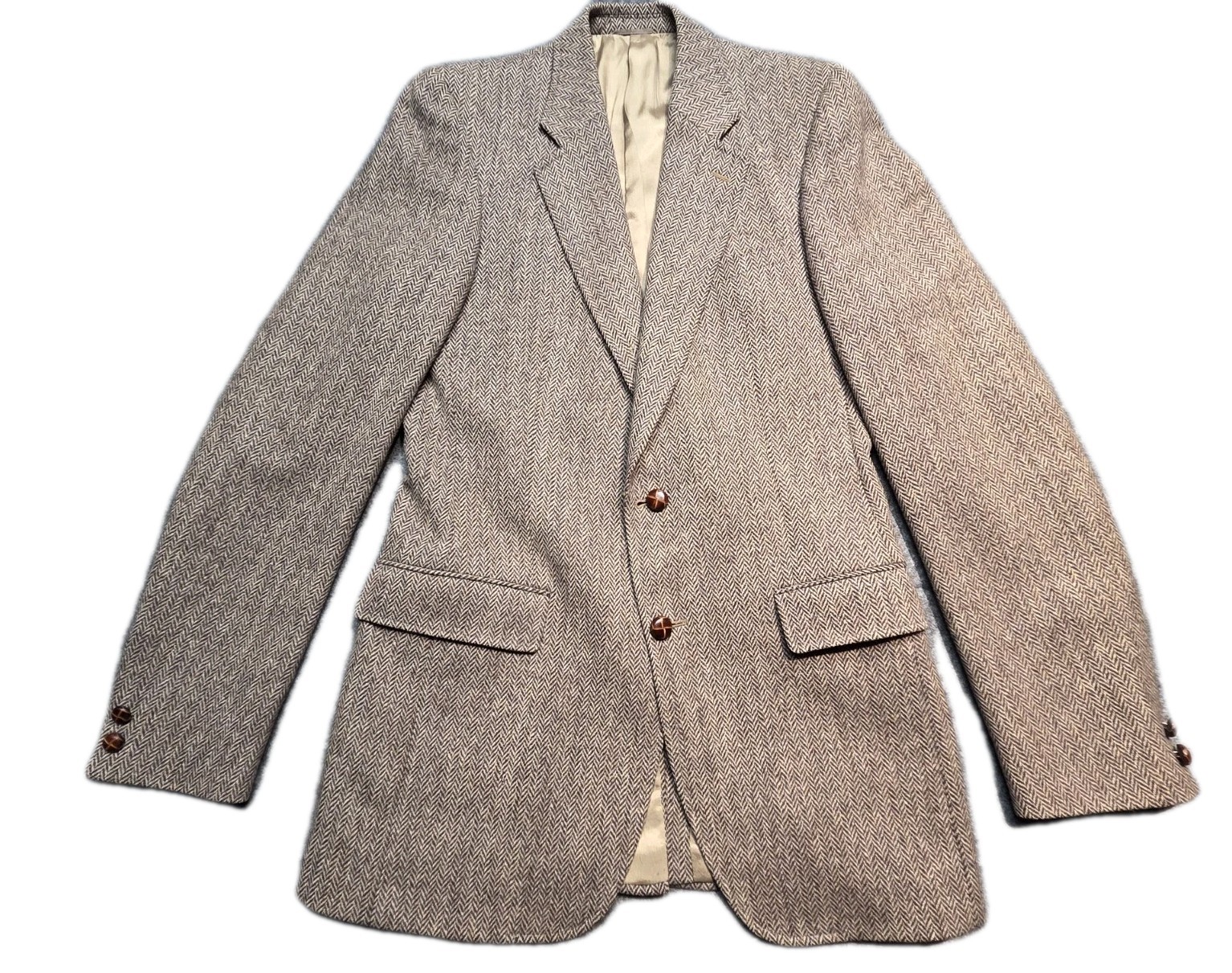 Harwick By Kingsport Blazer Jacket Men 40 Tweed Wool Inner Pockets Lined Canada