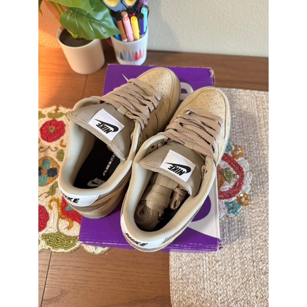 Size 8 – Nike SB Dunk Low Pro B Parachute Beige Pale Ivory Sail HJ0367 200
