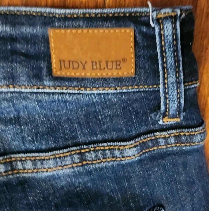 Judy Blue Jeans Slim Fit Womens 22W Stretch Denim Lite Distress 44X29 Free Ship