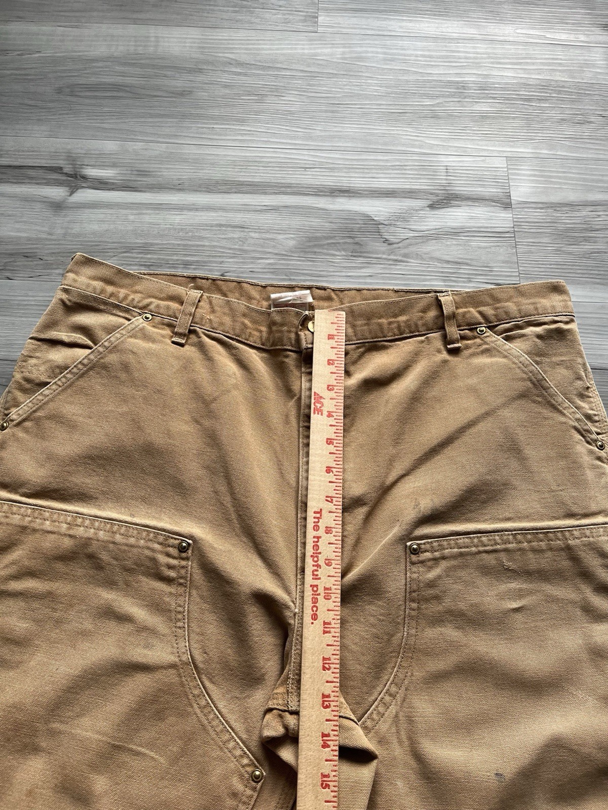 Vintage 1999 Carhartt B01 BRN Double Knee Carpenter Pants – 39×31 FADED