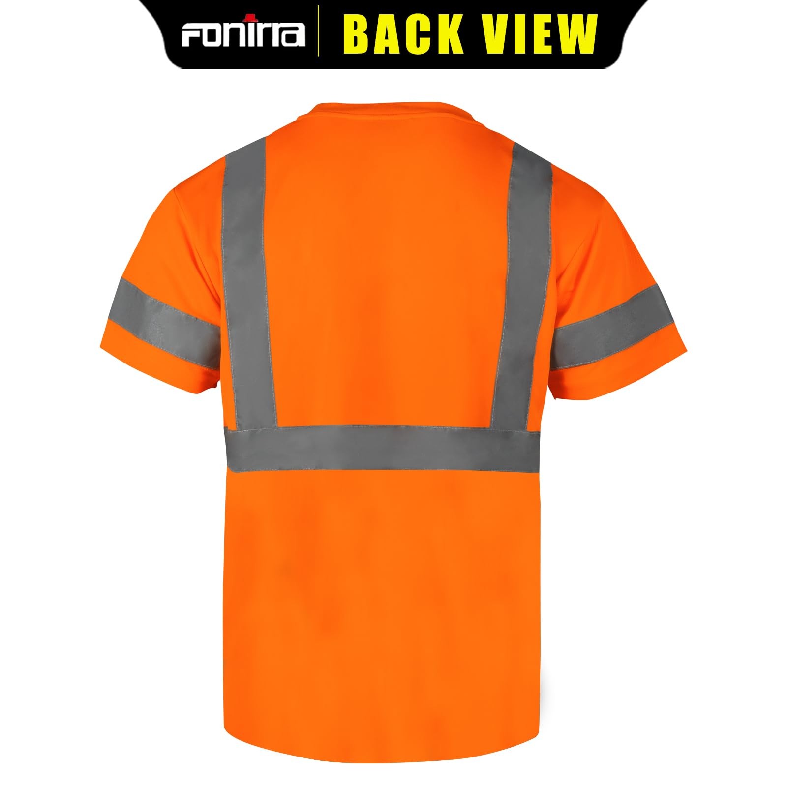 3 Pack Safety Reflective High Visibility Shirt for Men ANSI Class 3 Hi Vis Co…
