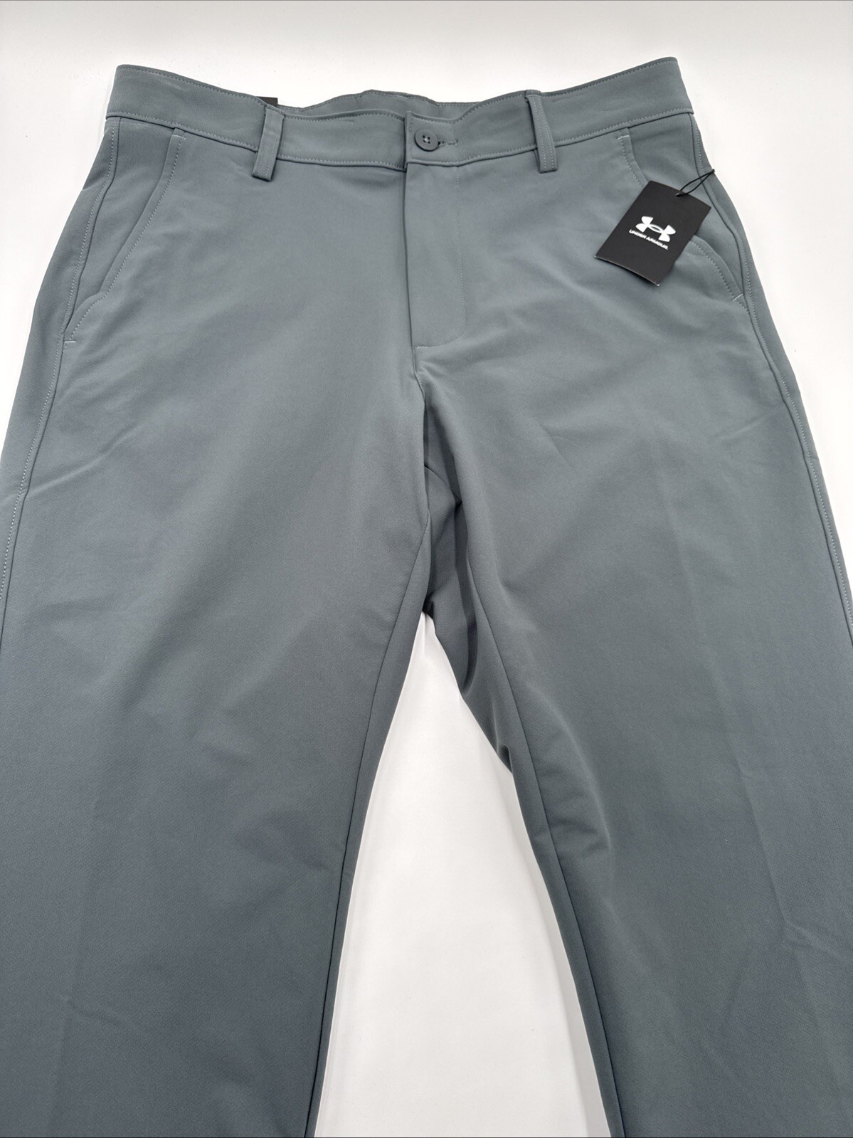 $70 Under Armor Men’s Matchplay Wicking Golf Pants- Pitch Gray- 32W 32L – New