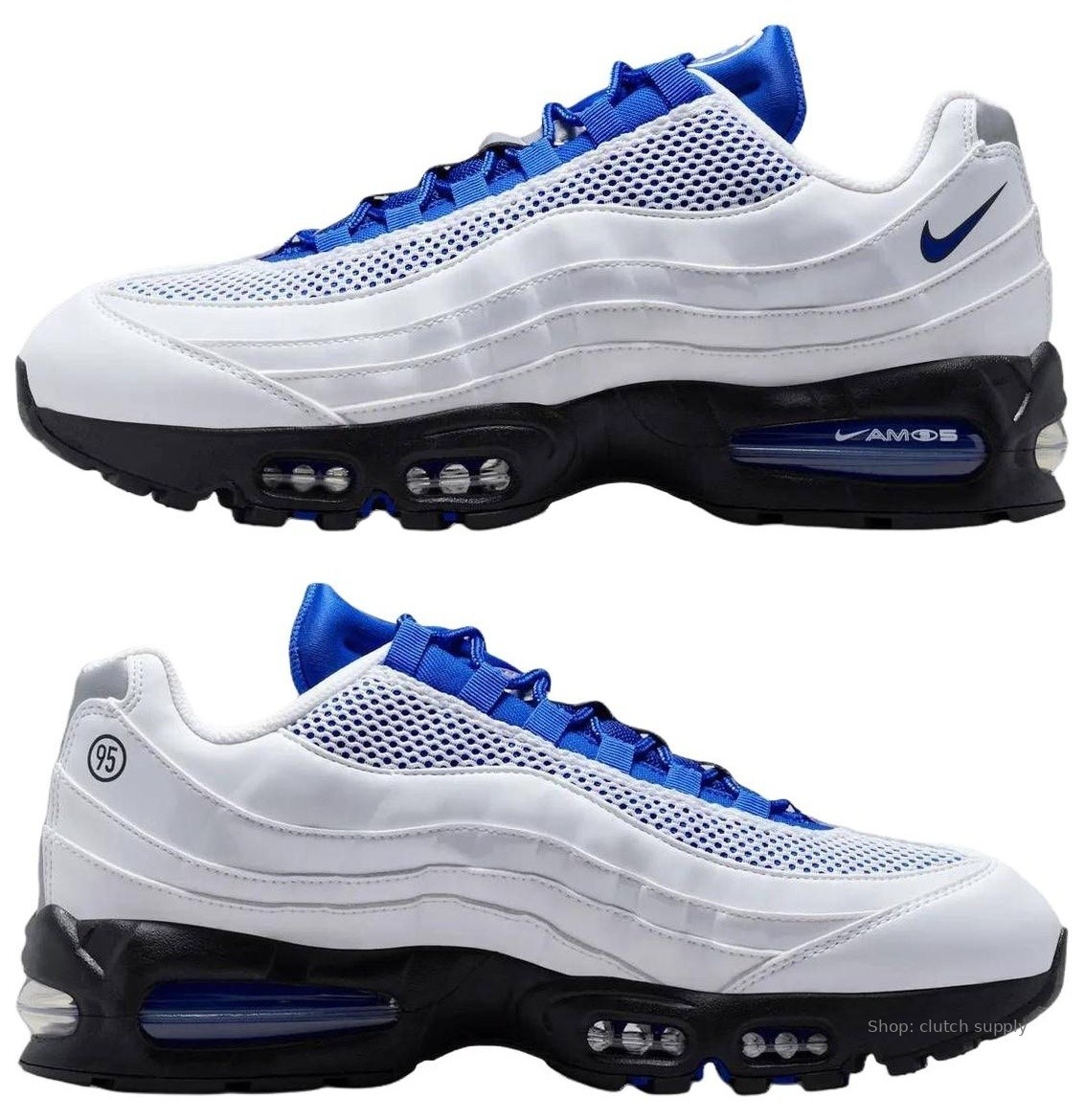 IB6830-100 Nike Air Max 95 BIG BUBBLE SE White Men Shoes Sneakers