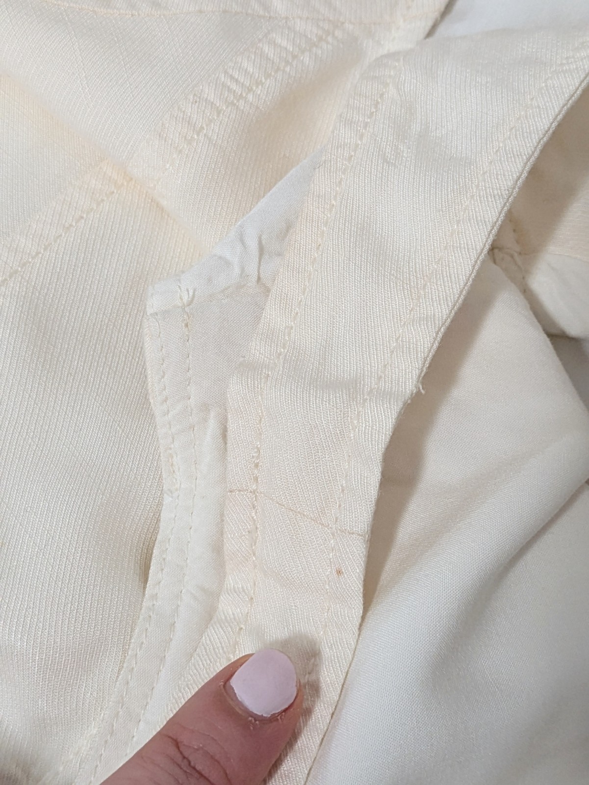 Anthropologie Cream button Front Midi Dress Linen Blend 10 Beachy Cortage Preppy