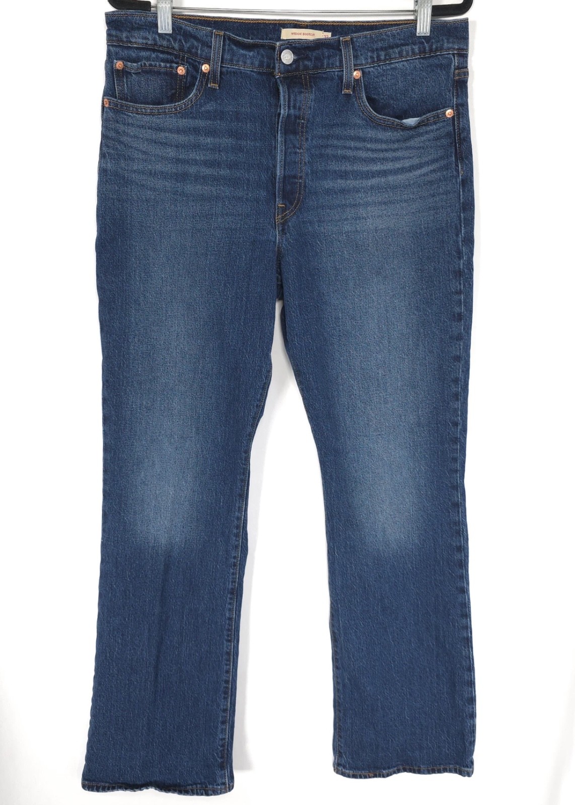 LEVIS PREMIUM Women’s Jeans Wedgie Bootcut Flare 32 Button Fly A8710-0001