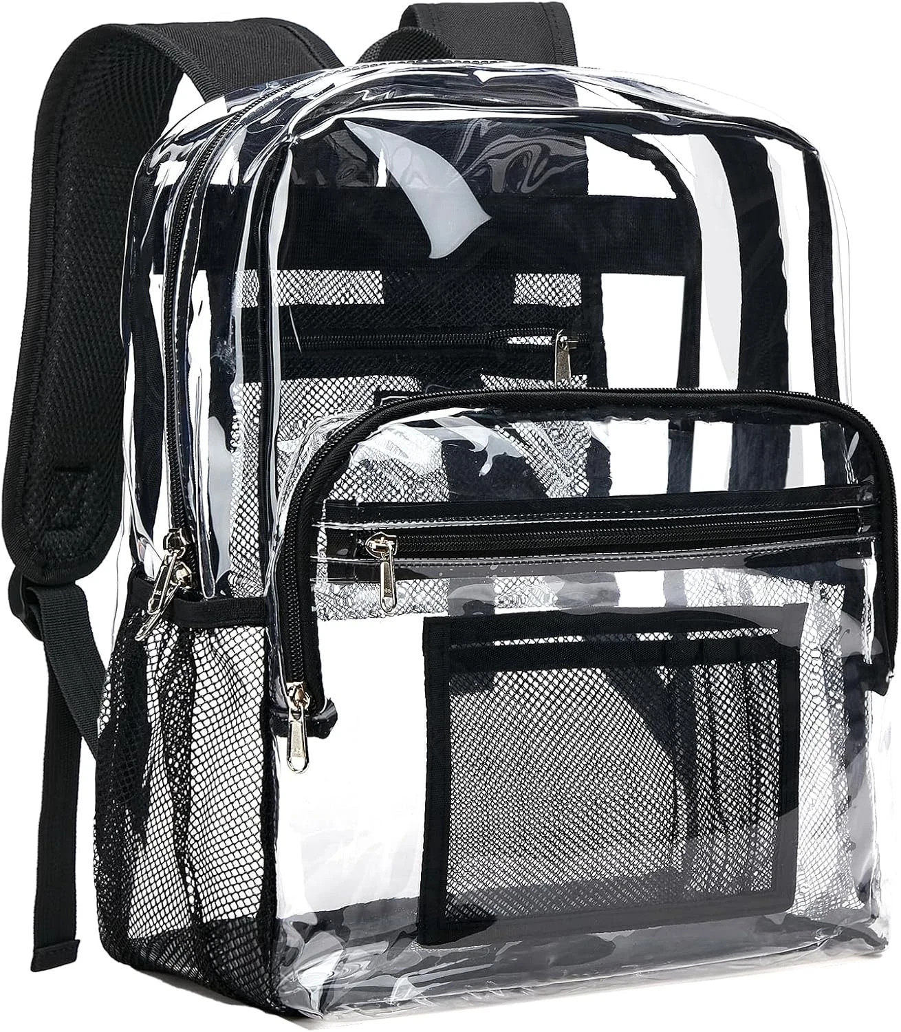 Clear Backpack Heavy Duty – Clear Bookbag Large See Through Backpack Plastic Tra