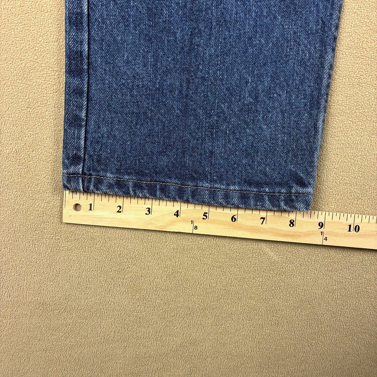Wrangler Men’s Regular Fit Jeans 35×32 Blue Dark Stonewash Vintage US Fabric