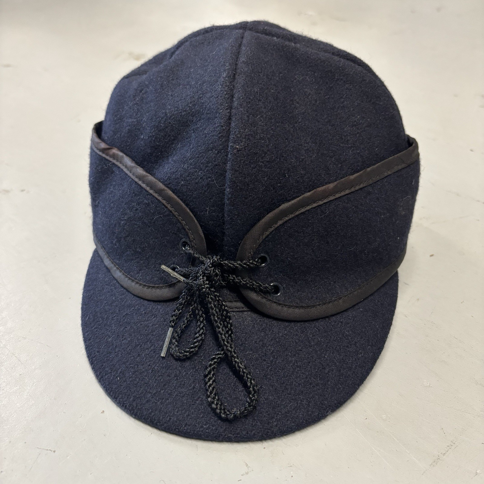 Vintage 1940s Blizzard Wool Cap – Stormy Kromer Style – Made in USA – Size 7 1/2