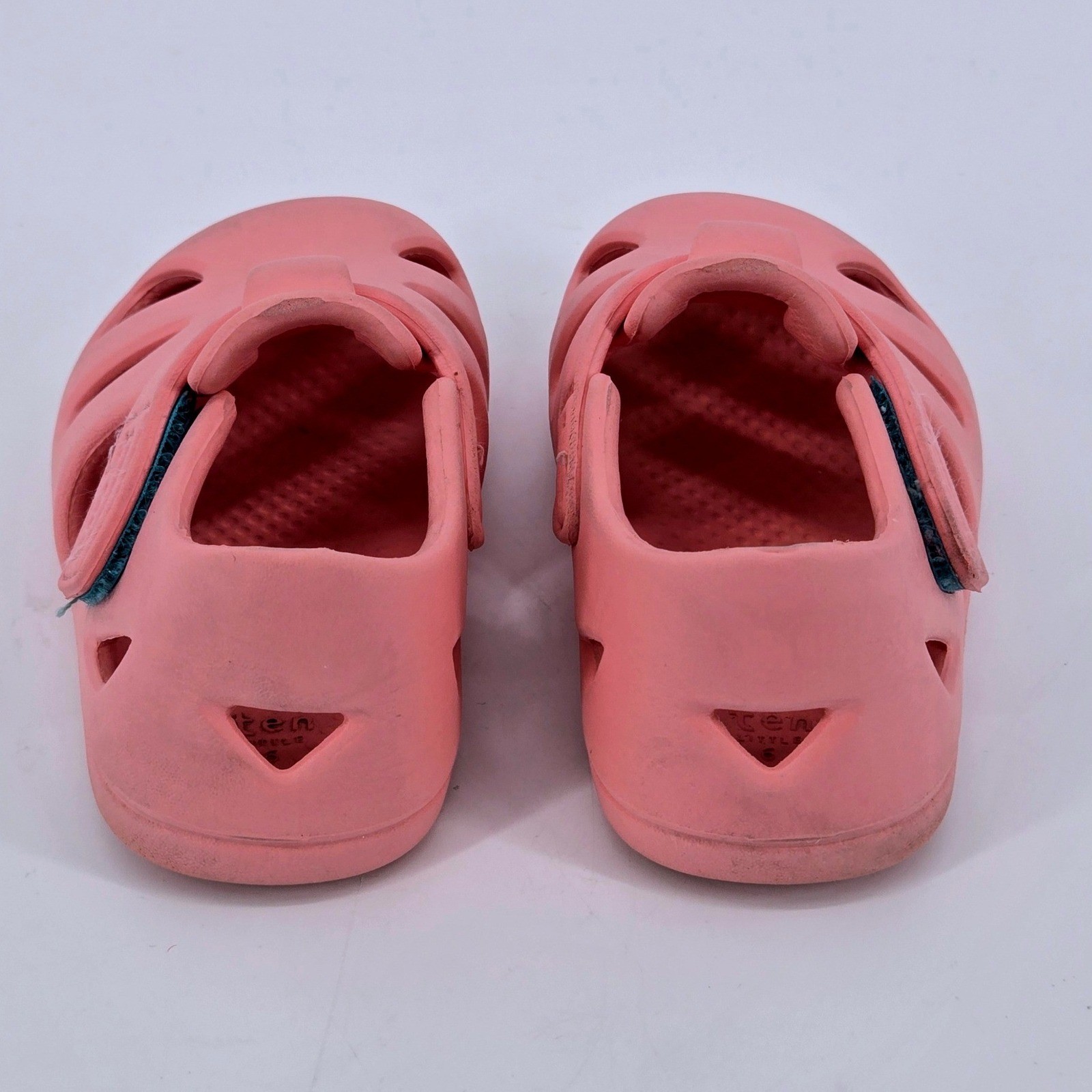 Ten Little Toddler Splash Sandals Desert Pink EVA Water Shoes Size 6 Beach Pool
