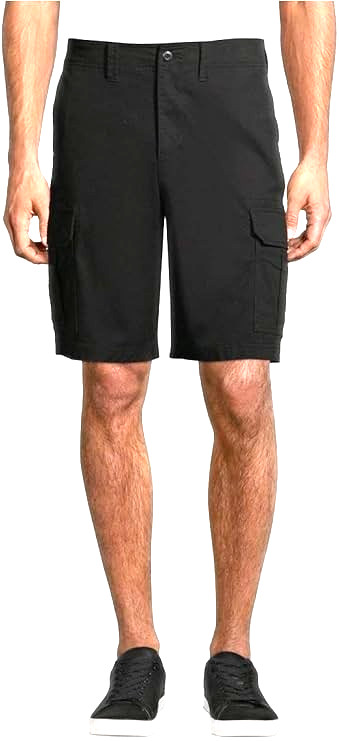 George NWT Men’s 44 Black Soot Stretch Cargo Shorts