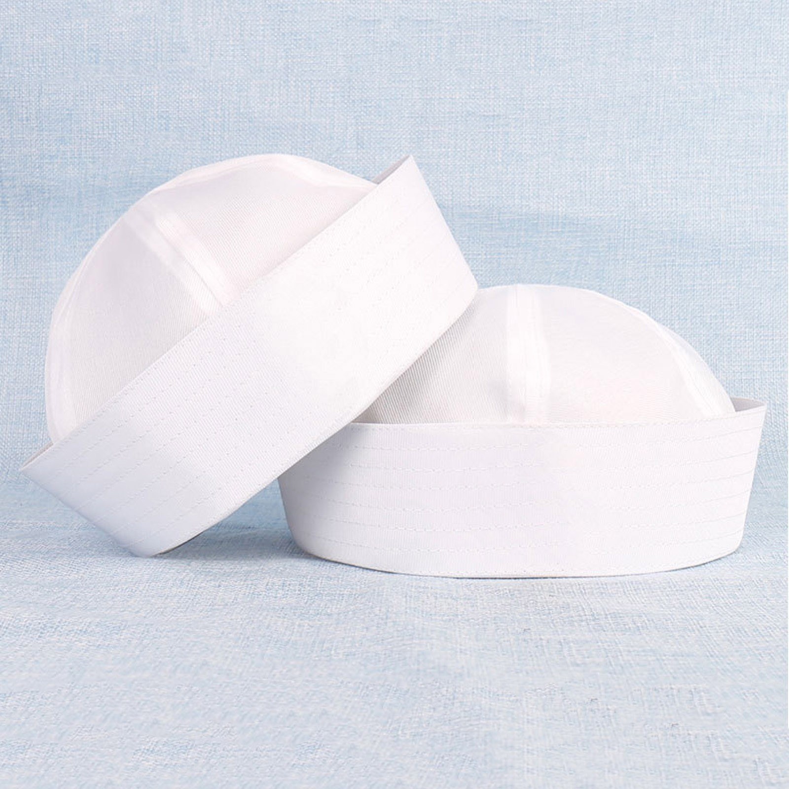 WHITE NAVY SAILOR HAT POPEYE GILLIGAN DOUGHBOY CHILD ADULT COSTUME ACCESSORY