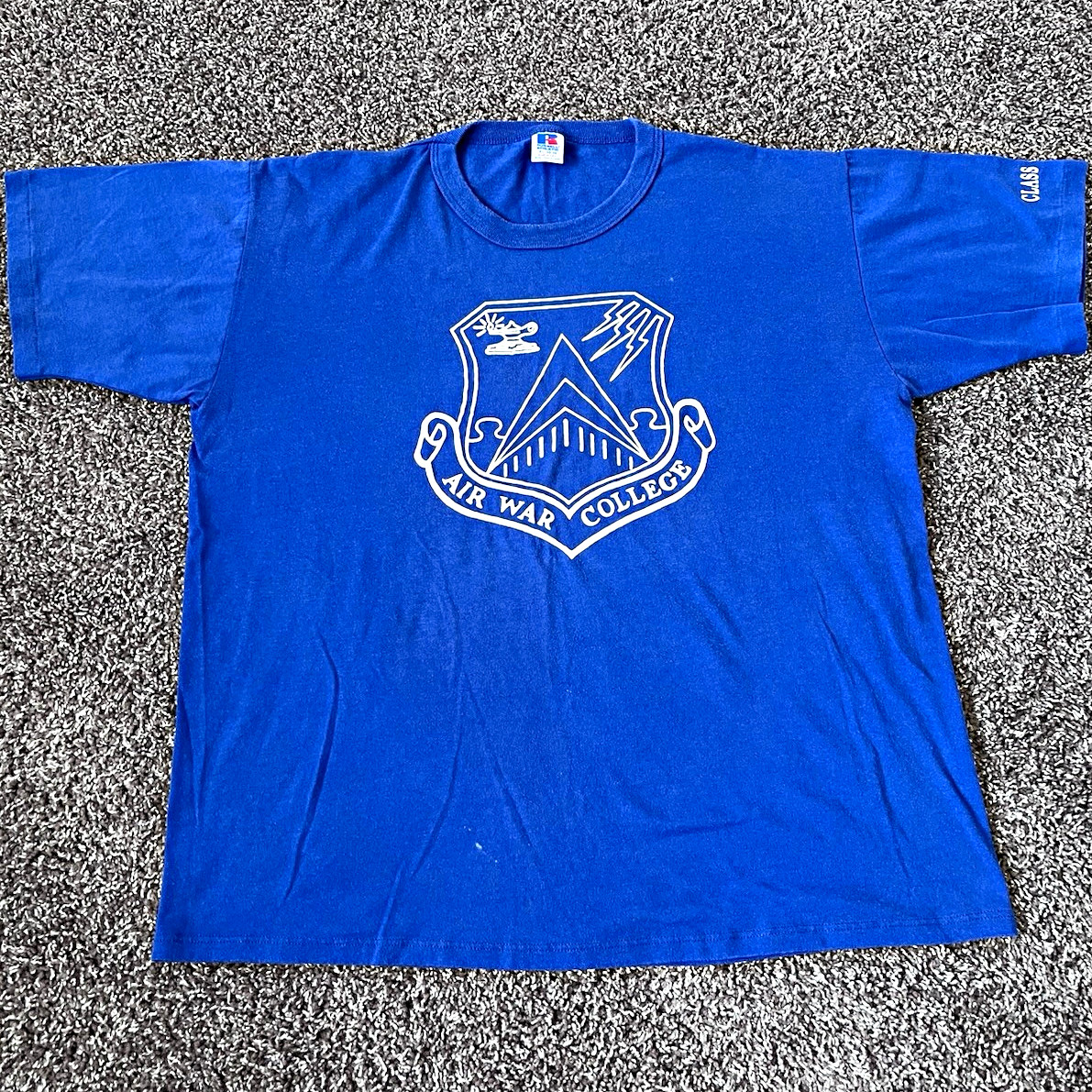 90s Russell Athletic Air War College T Shirt XL Made in USA US Air Force 1992