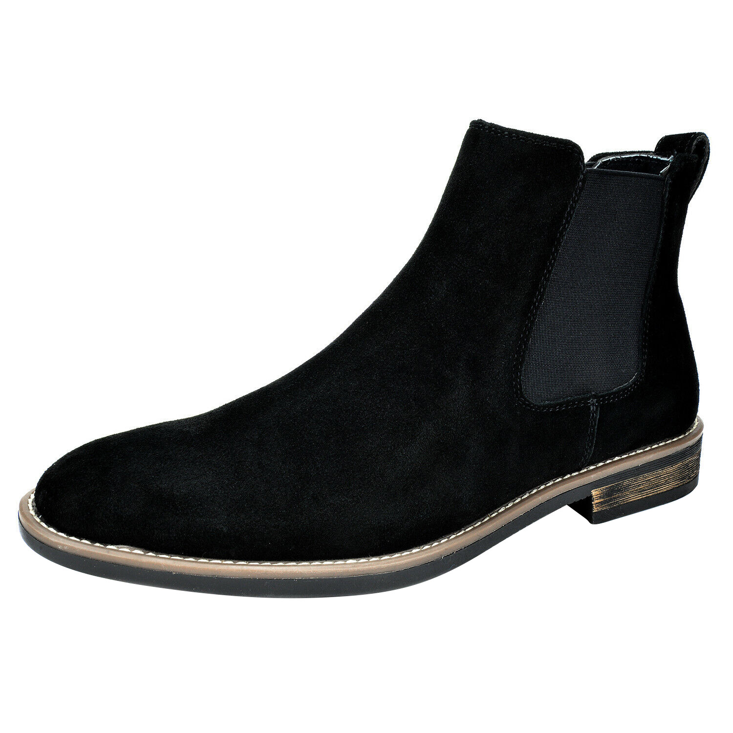 Bruno Marc Men Suede Leather Chelsea Boots Chukka Slip On Dress Party Formal