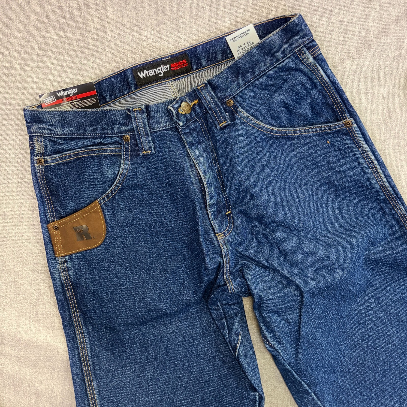 Wrangler Riggs Workwear Jeans Mens Size 32×30 Blue Relaxed Fit